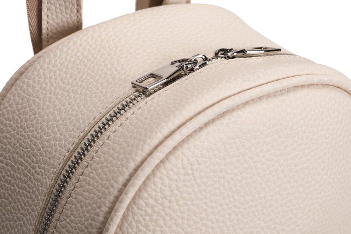 Lucky Bees Mochila de Piel Color Crema Lucky Bees Mochila de Piel Color Crema
